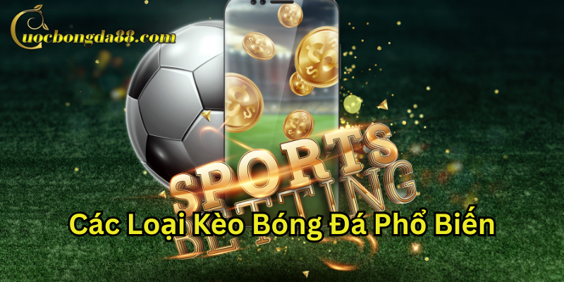 Các loại kèo bóng đá phổ biến có bao nhiêu loại?