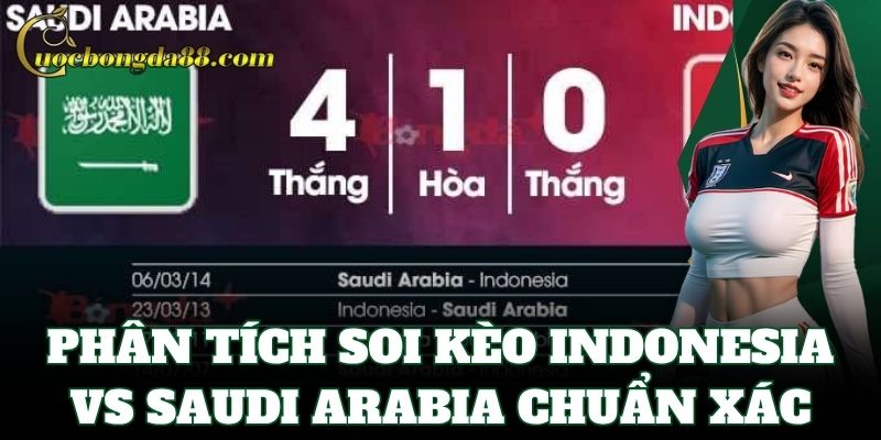 Phân tích Soi Kèo Indonesia Vs Saudi Arabia chuẩn xác