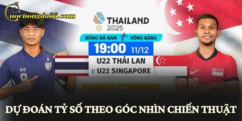 Dự đoán tỷ số theo góc nhìn chiến thuật