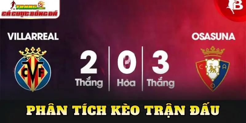 Phân tích kèo trận đấu