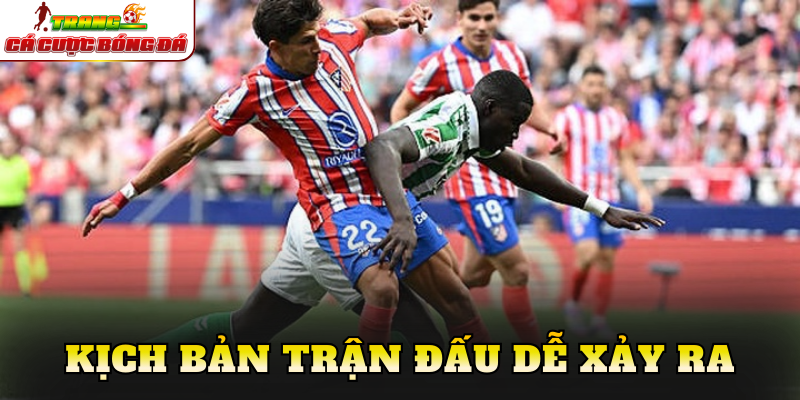 Kịch bản trận đấu dễ xảy ra