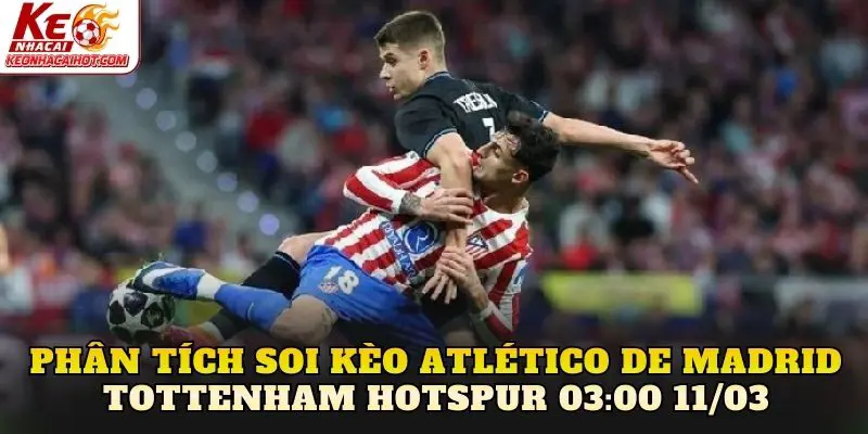 Phân tích soi kèo Atlético de Madrid Tottenham Hotspur 03:00 11/03