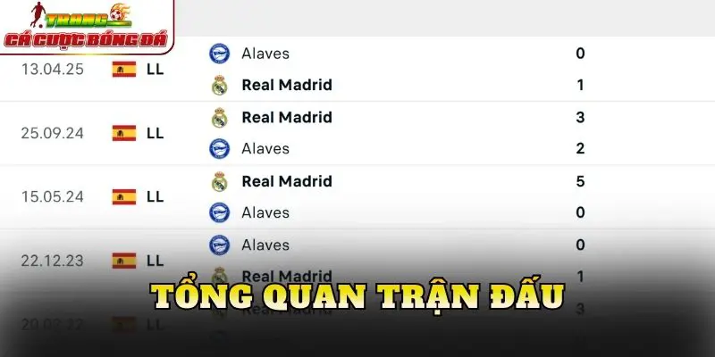 Tổng quan trận đấu